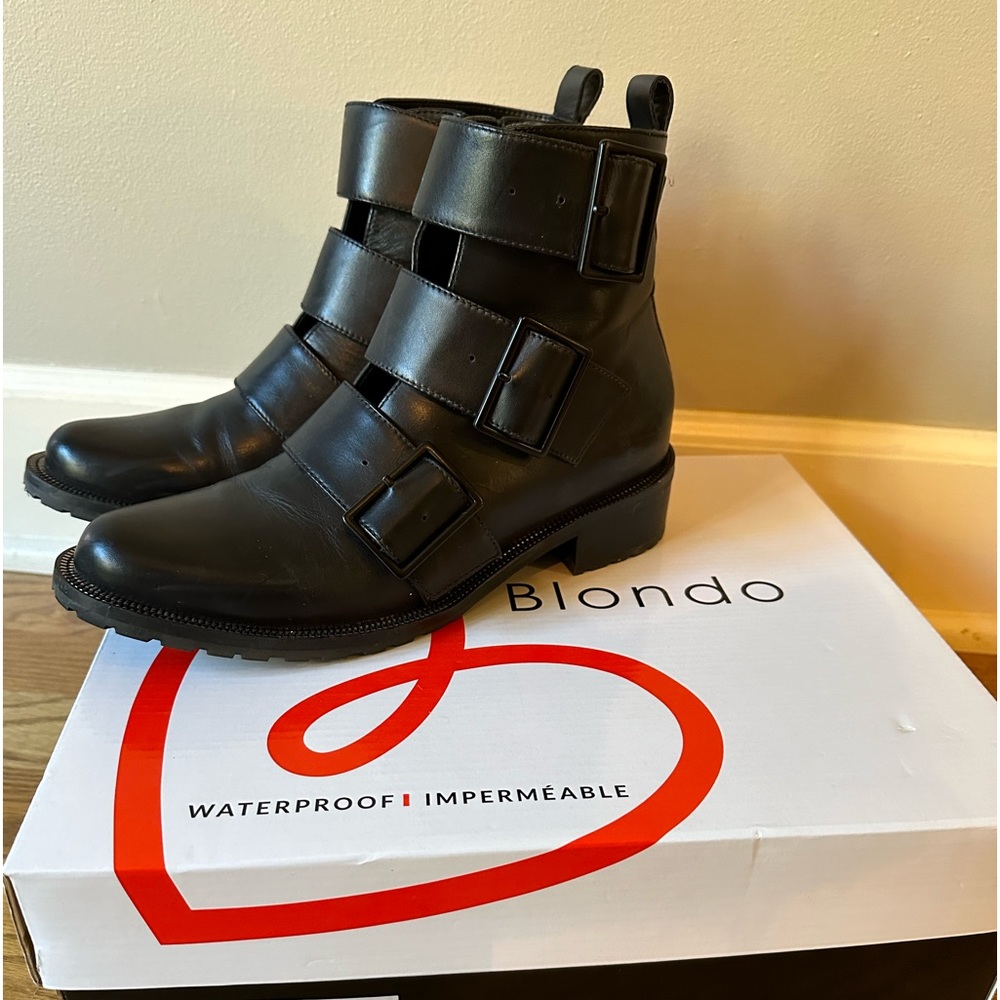 Blondo ‘Vera’ Waterproof Leather Ankle Boots